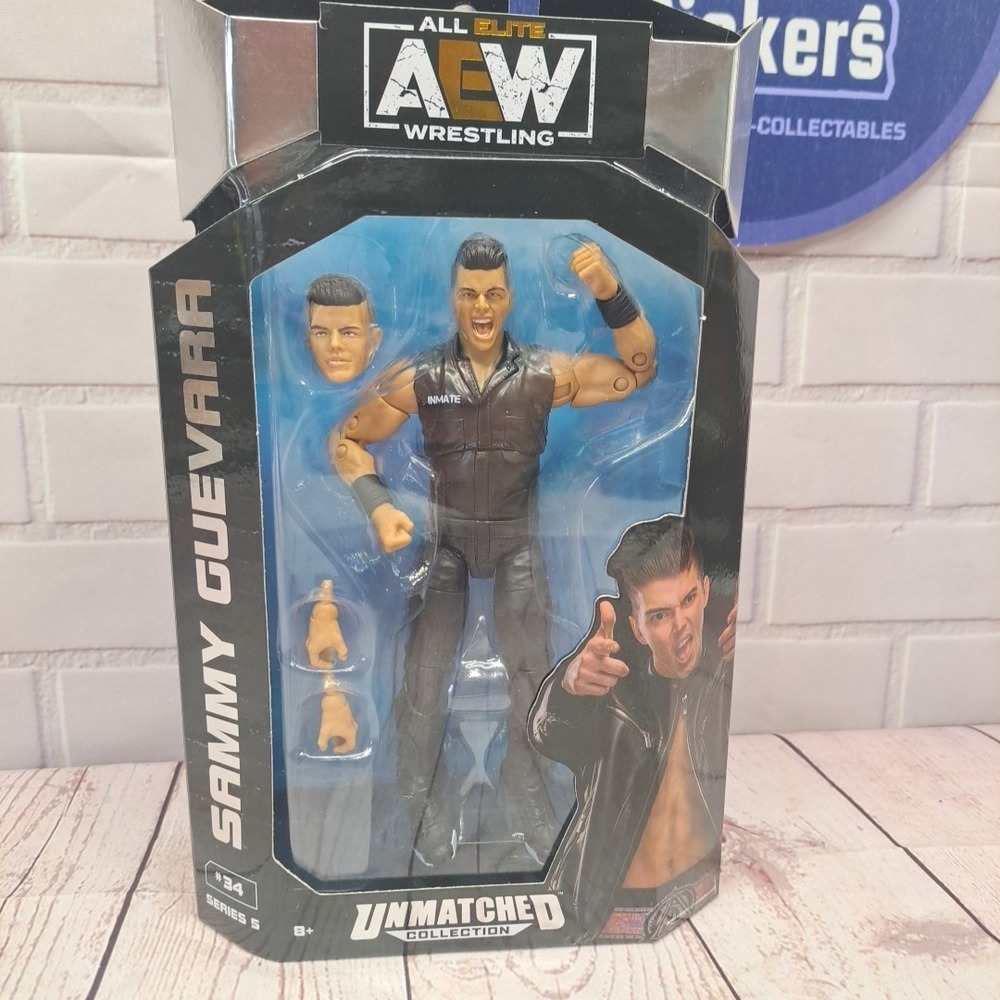Sammy Guevara AEW Unmatched Series 5 Jazwares Toy Wrestling Action Figure, NIB